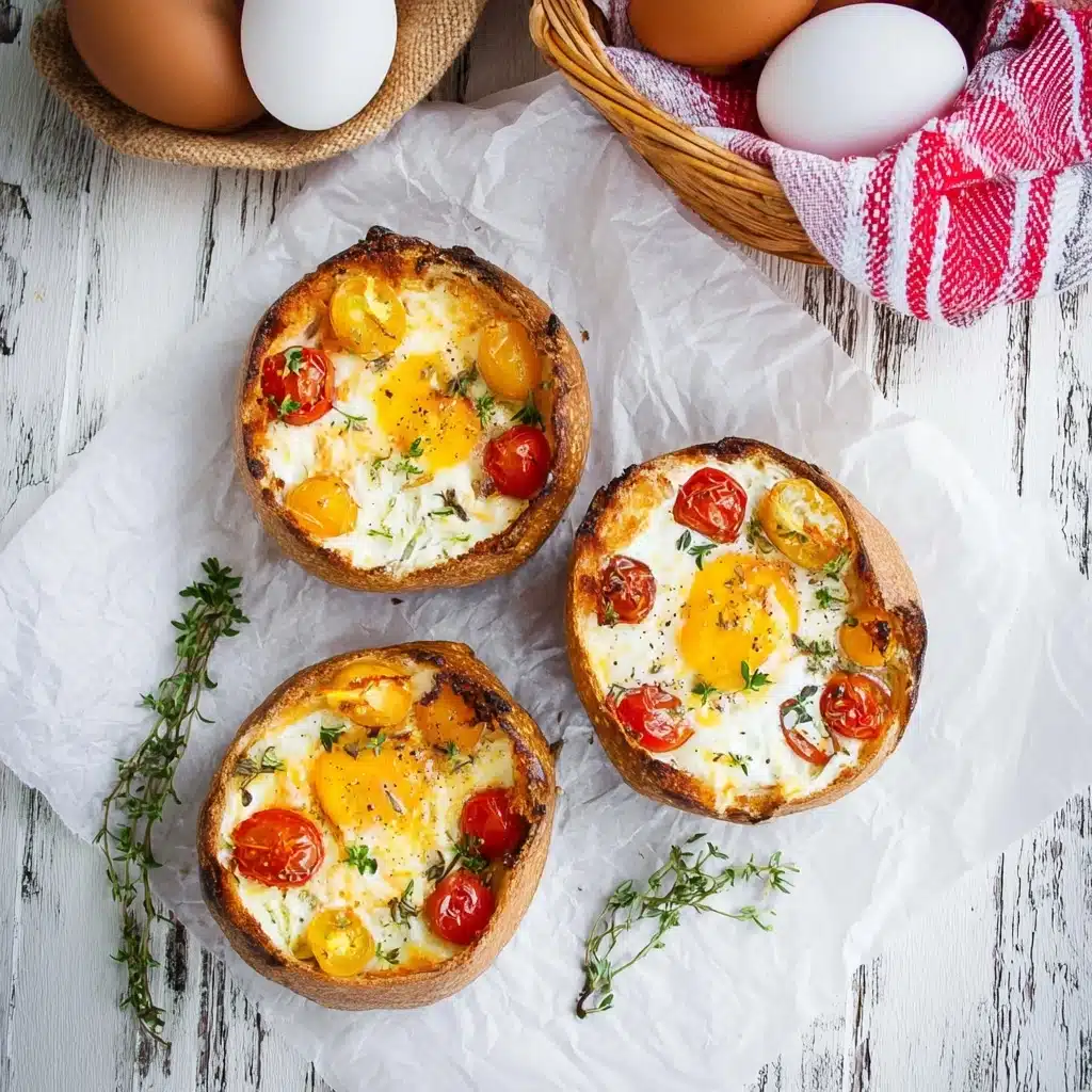Baked Eggs Napoleon: A Delicious & Easy Brunch Recipe 5 Baked Eggs Napoleon: A Delicious & Easy Brunch Recipe - Recipe Image