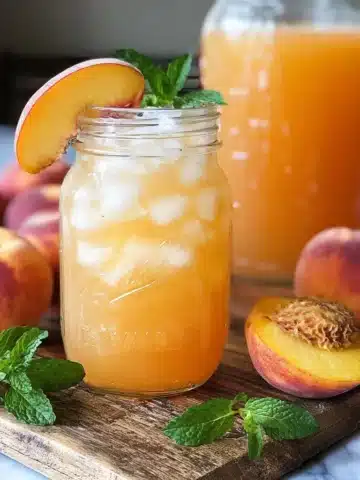 Refreshing Peach Lemonade