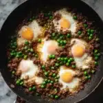 Cantonese Ground Beef Rice and Eggs