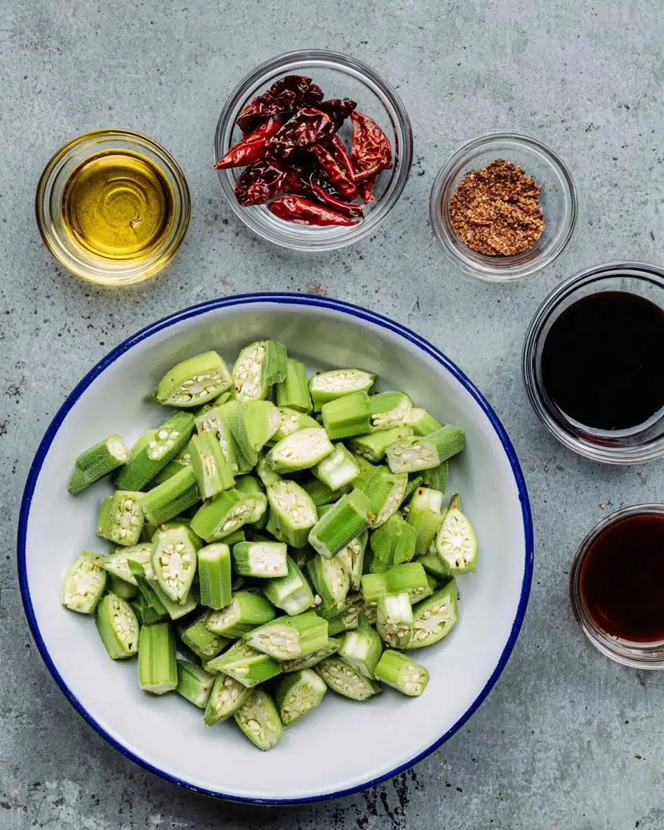 Okra Stir Fry 5 Okra Stir Fry - Recipe Image