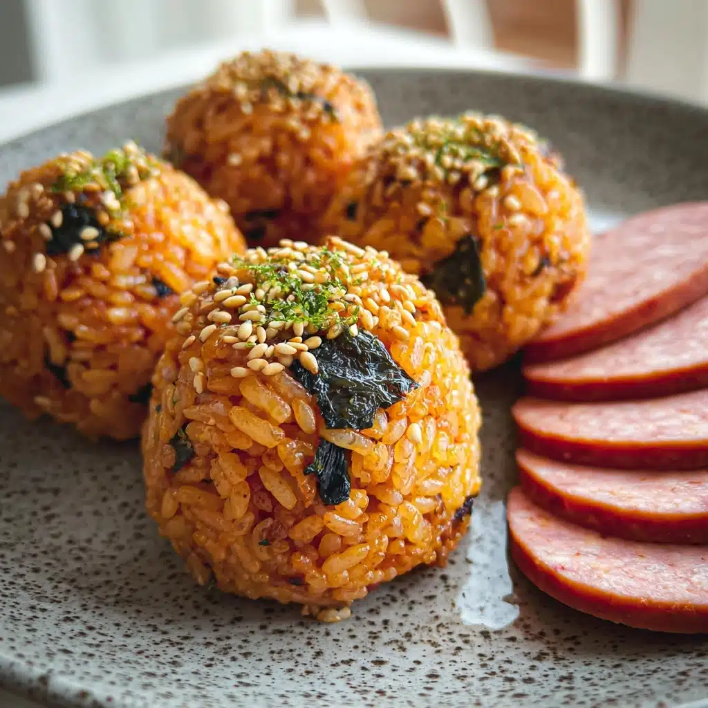 Korean Rice Balls 4 Korean Rice Balls - Recipe Image