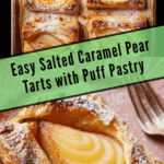 Salted Caramel Pear Tarts