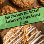 Cinnamon Roll Oatmeal Cookies
