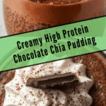 High Protein Chocolate Chia Pudding