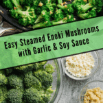 Steamed Enoki Mushrooms