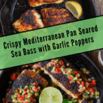 Mediterranean Pan Seared Sea Bass