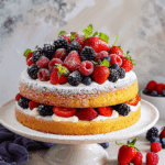 The Most Delicious Mixed Berry Cake