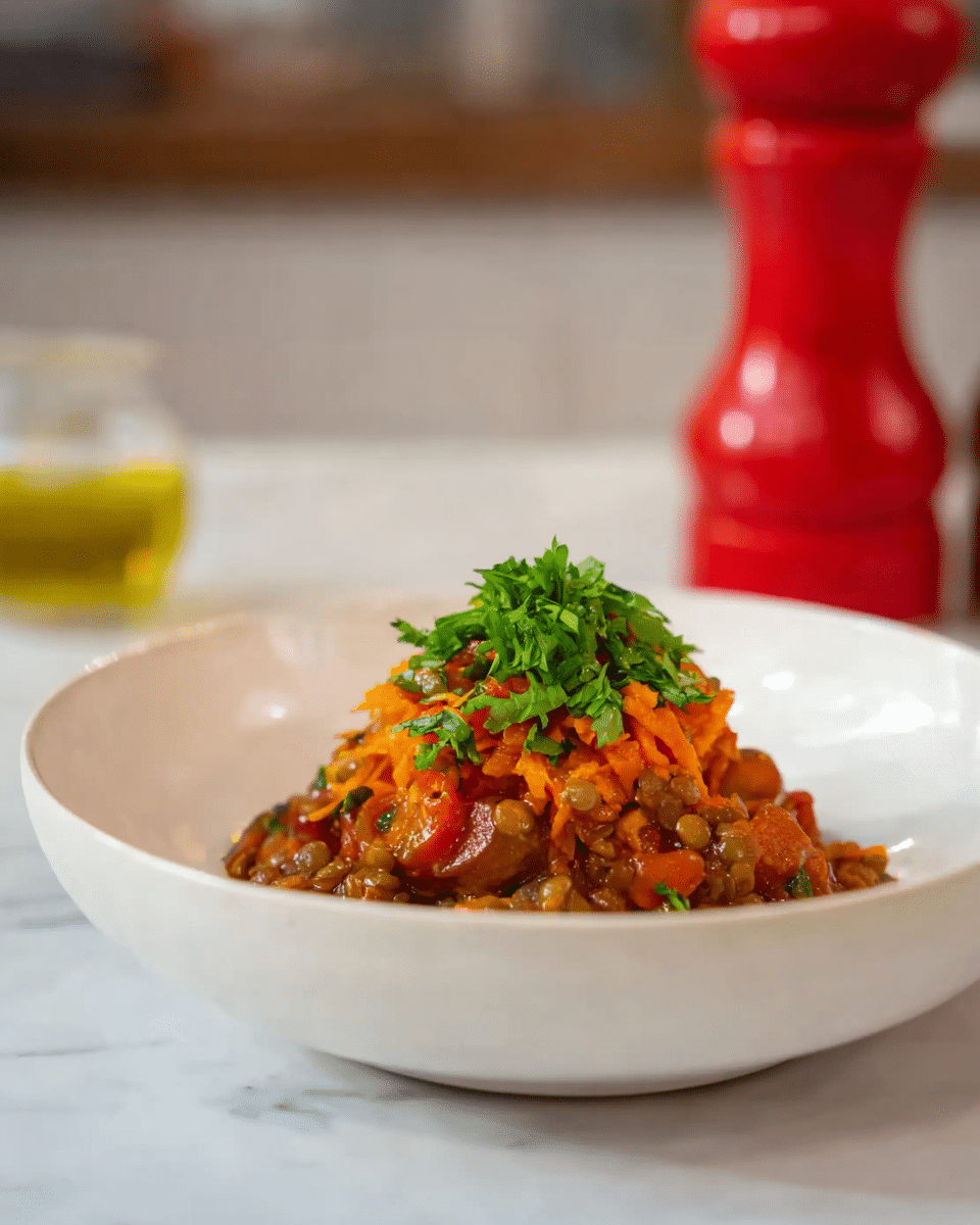 Harissa Chicken with Lentils Recipe - Recipe Image