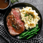 Simple, Foolproof Garlic Herb Crusted Prime Rib with Au Jus