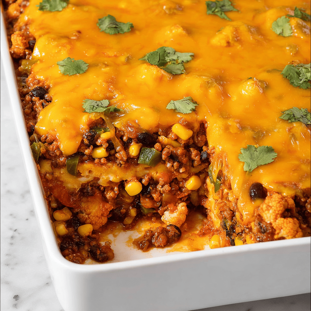 Beef Enchilada Casserole Recipe - Recipe Image