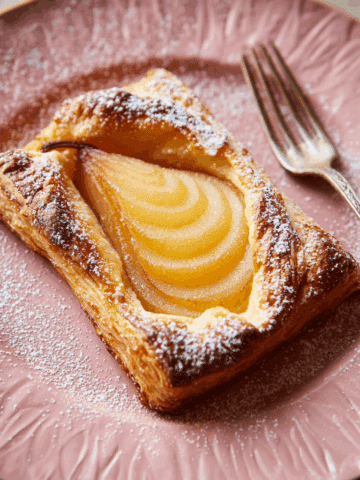 Salted Caramel Pear Tarts