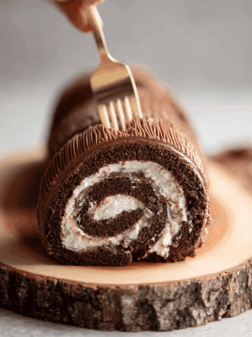 Holiday Yule Log Cake