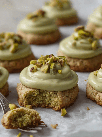Vegan Pistachio Thumbprint Cookies