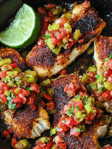 Mediterranean Pan Seared Sea Bass