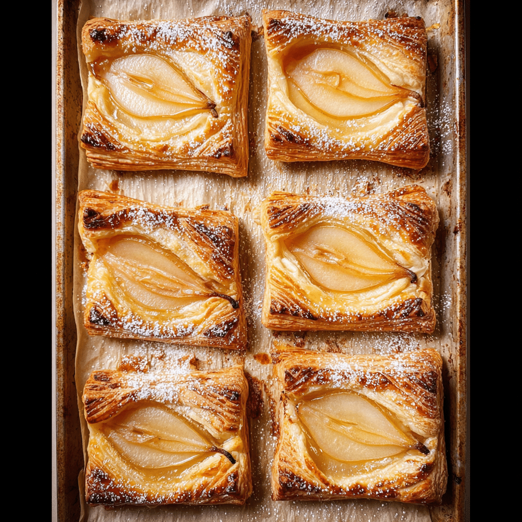 Salted Caramel Pear Tarts  - Recipe Image