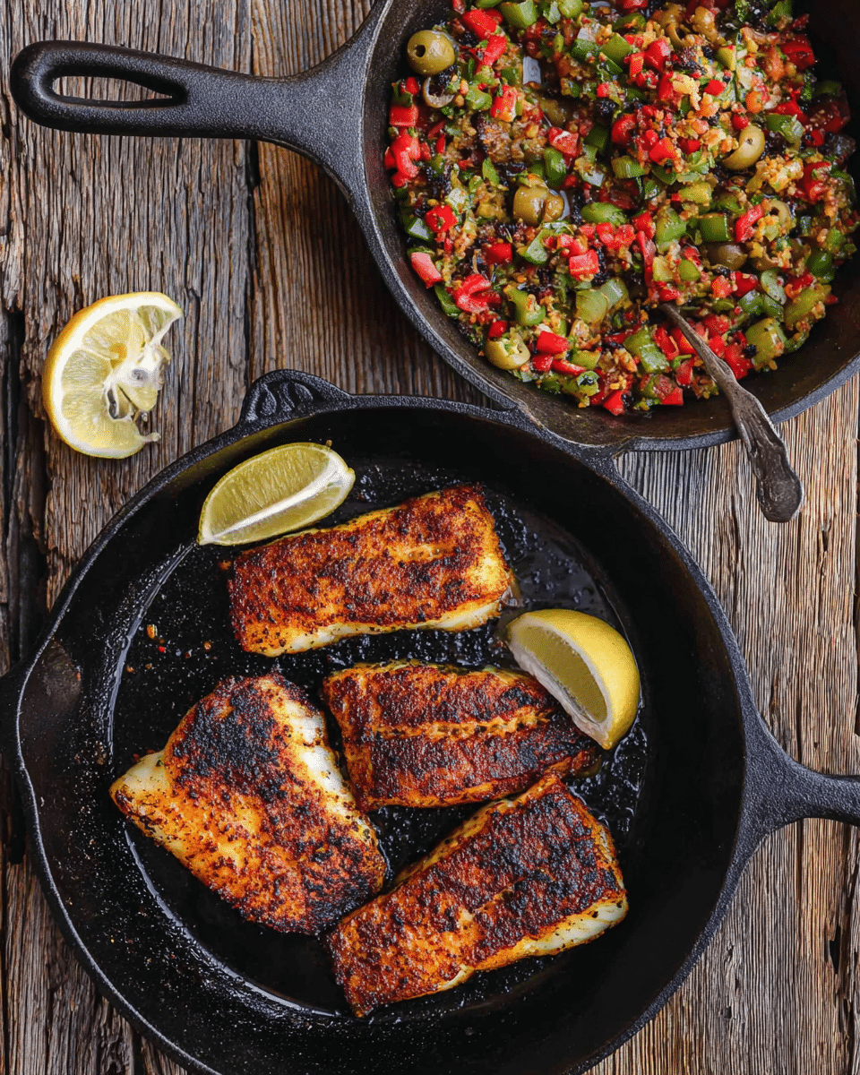 Mediterranean Pan Seared Sea Bass  - Recipe Image