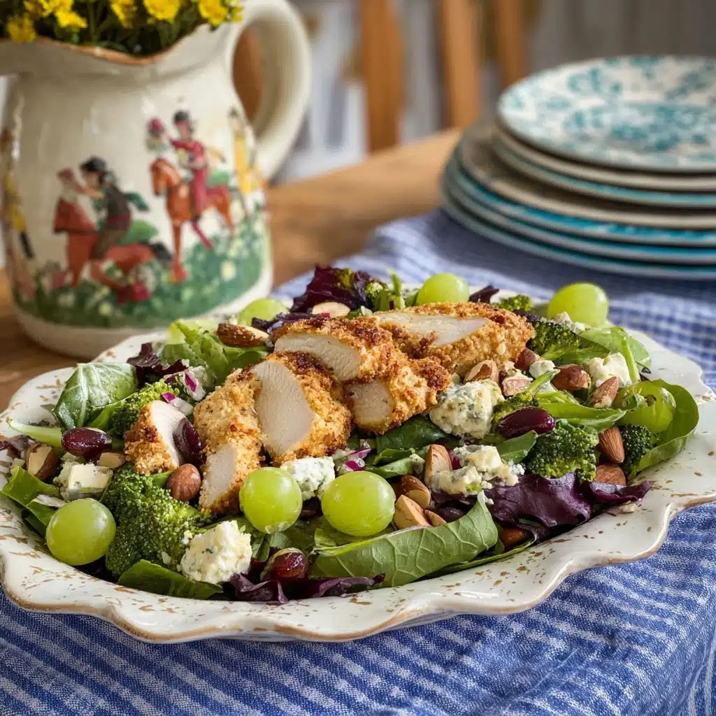 Crispy Chicken and Grape Salad with Honey Vinaigrette 4 Crispy Chicken and Grape Salad with Honey Vinaigrette - Recipe Image