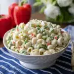 Shell Macaroni Salad with Peas