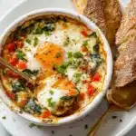 Baked Feta Eggs