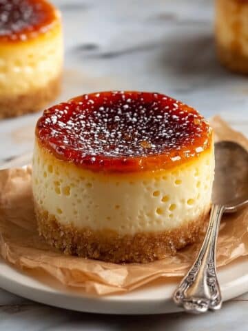 Mini Crème Brûlée Cheesecake Recipe