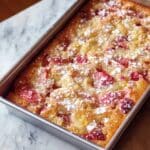 Rhubarb Custard Kuchen Recipe
