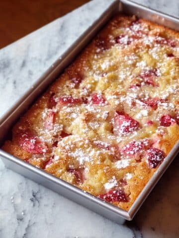 Rhubarb Custard Kuchen Recipe