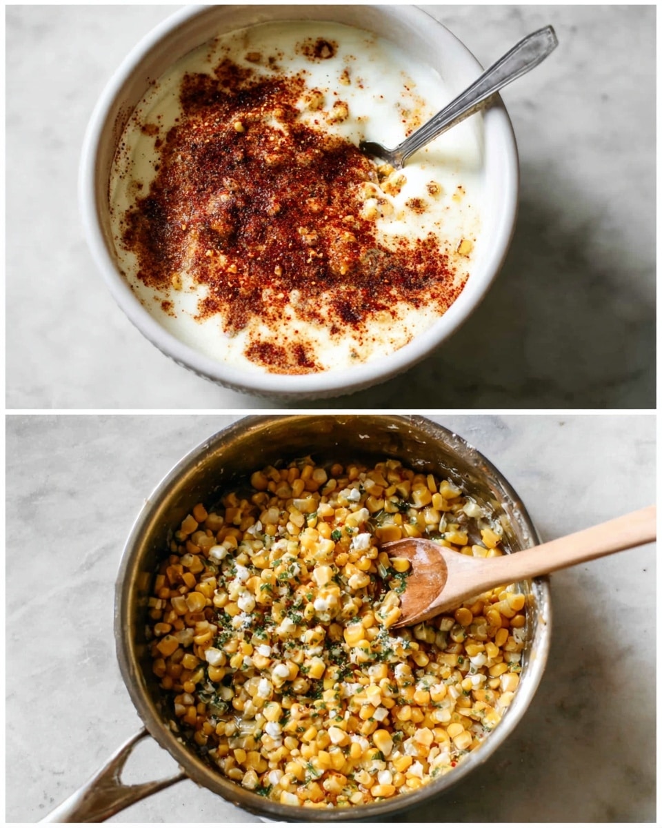 The image shows nine baking ingredients placed on a white marbled surface. At the top right, there is a wooden measuring cup filled with light brown oats. Below it, a small round glass bowl holds white flour pieces. Next to this, a white bowl contains melted yellow butter with bubbles. To the left of the butter, a white bowl filled with white granulated sugar is seen. Below the sugar is a white egg, and near it, a white bowl filled with sliced mixed nuts, mainly brown with cream tones. At the bottom left, there are two small metal cups, one empty and one filled with dark liquid, likely vanilla. Near the nuts and butter are two small metal cups, one with white salt and the other with a white powdery ingredient. A blue and white checkered cloth is partially visible at the bottom left corner. Photo taken with an iphone --ar 4:5 --v 7