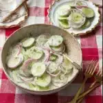 Creamed Cucumber Salad