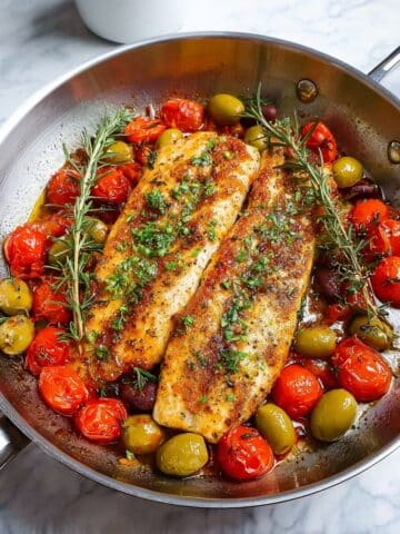 Mediterranean Baked Fish