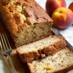 Easy Peach Bread with Fresh Peaches and Pecans Recipe