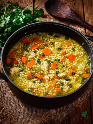 Cold-Fighting Couscous Chicken Soup Recipe