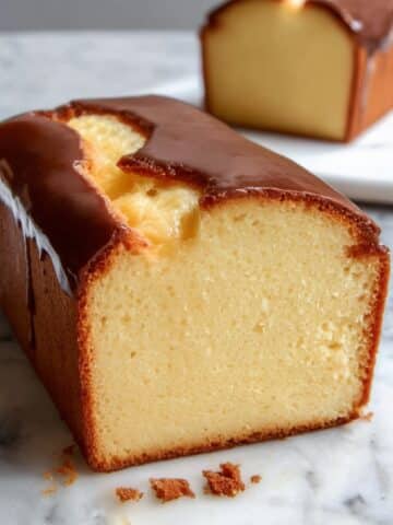Indulgent Burnt Basque Cheesecake in a Loaf Pan Recipe
