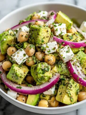 Chickpea Feta Avocado Salad Recipe
