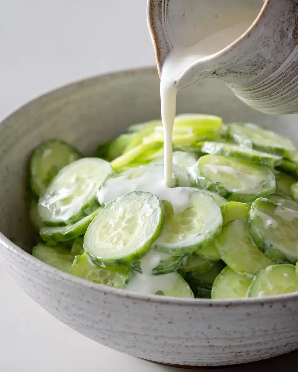 Creamed Cucumber Salad 5 Creamed Cucumber Salad - Recipe Image