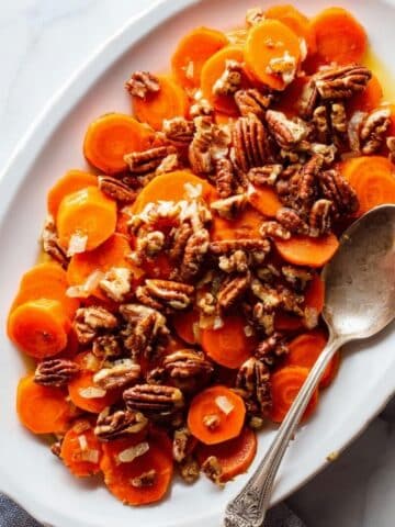 Maple-Pecan Roasted Sweet Potatoes