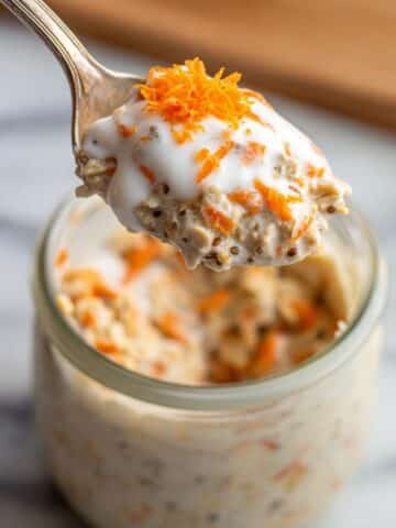 Carrot Cake Overnight Oats Recipe