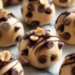 Frozen Greek Yogurt Peanut Butter Bites with Chocolate Chips Recipe