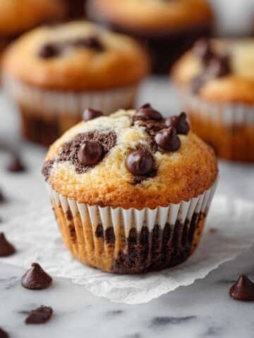 Easy One Bowl Banana and Chocolate Muffins Recipe