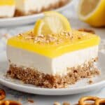 Lemon Pretzel Salad — The Best Pretzel Crust Dessert Recipe
