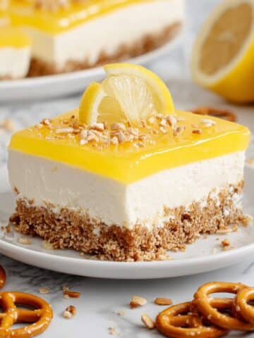 Lemon Pretzel Salad — The Best Pretzel Crust Dessert Recipe