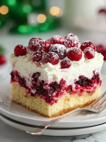 Cranberry Poke Cake Recipe