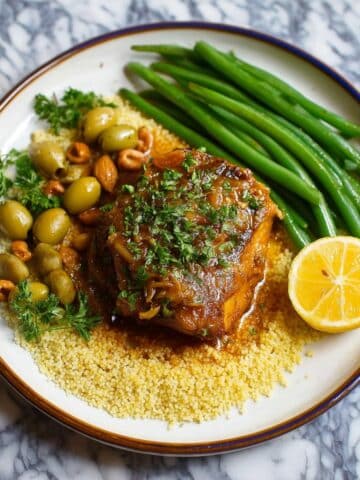Moroccan Chicken with Preserved Lemon and Olives Recipe