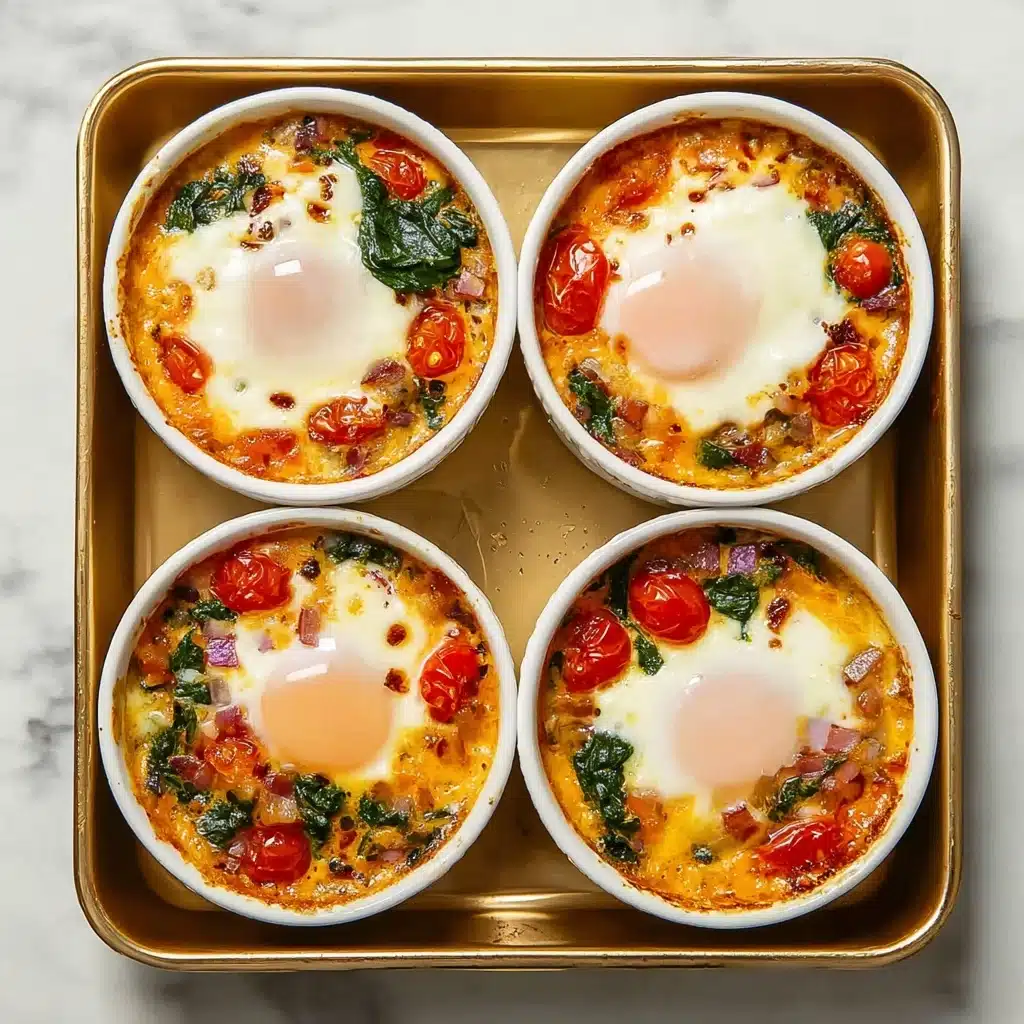 Baked Feta Eggs 4 Baked Feta Eggs - Recipe Image