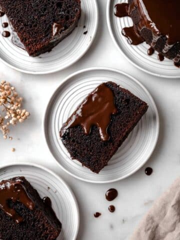 Chocolate Sour Cream Pound Cake with Chocolate Glaze Recipe