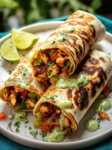 Easy Chipotle Ranch Grilled Chicken Burrito Recipe