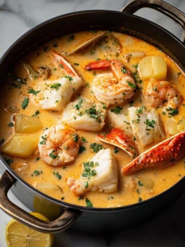 Crab and Shrimp Seafood Bisque Recipe