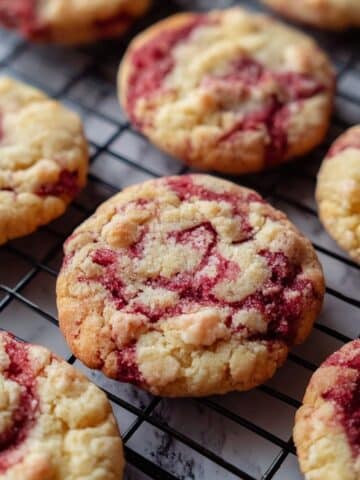White Chocolate Raspberry Cookies Recipe