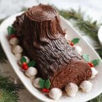 Flourless Chocolate Buche Recipe