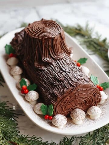 Flourless Chocolate Buche Recipe