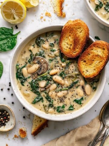 One-Pot White Bean Mushroom Stew Recipe